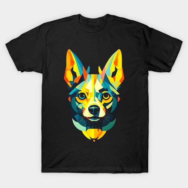 Abstract Dog face T-Shirt by Allbestshirts